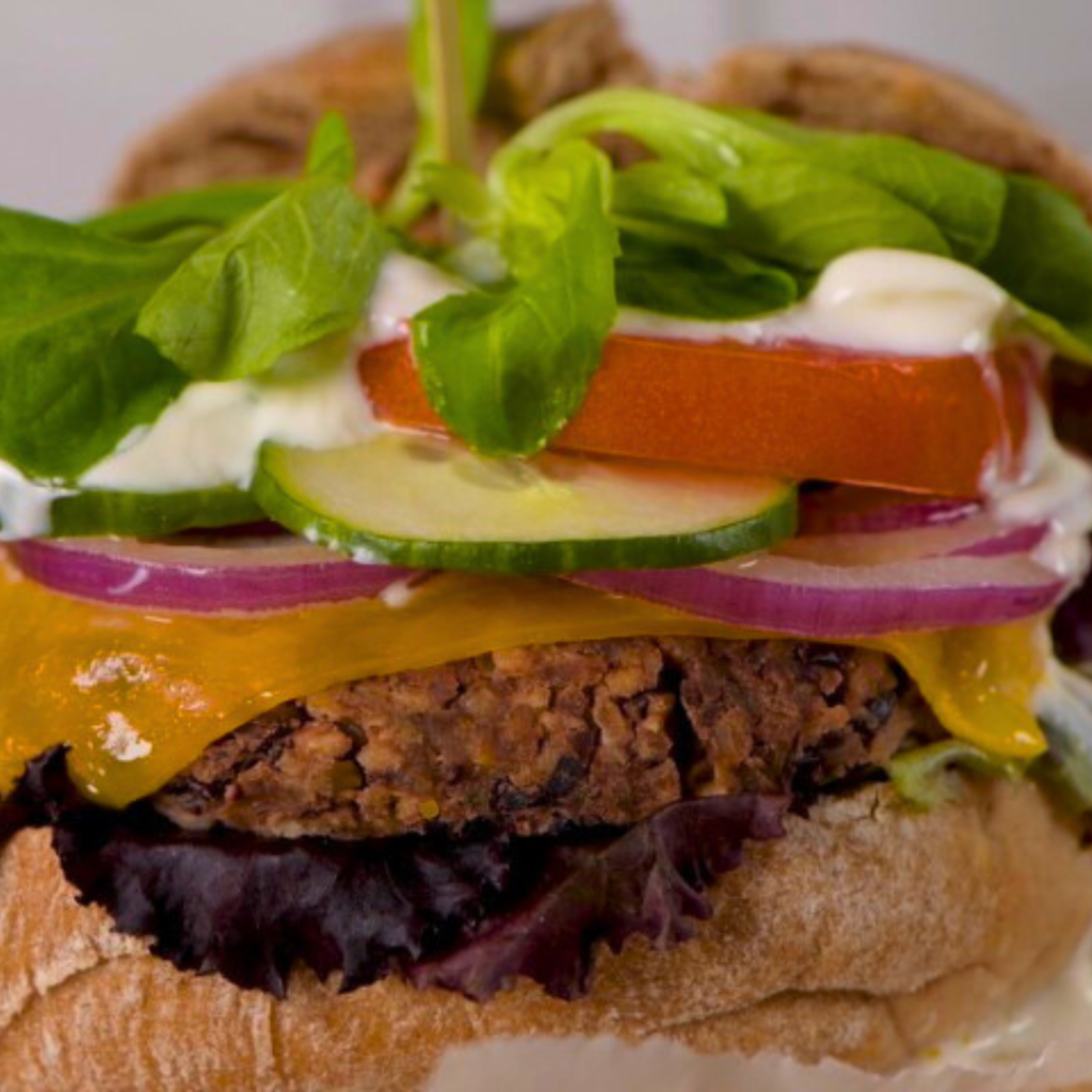 Teff veggie burger patties